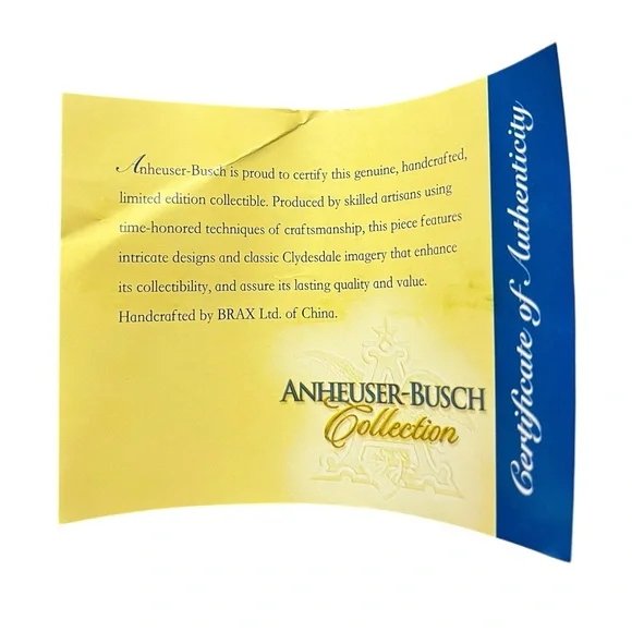 Budweiser Holiday Collectible Stein 2010 - Picture 11 of 12